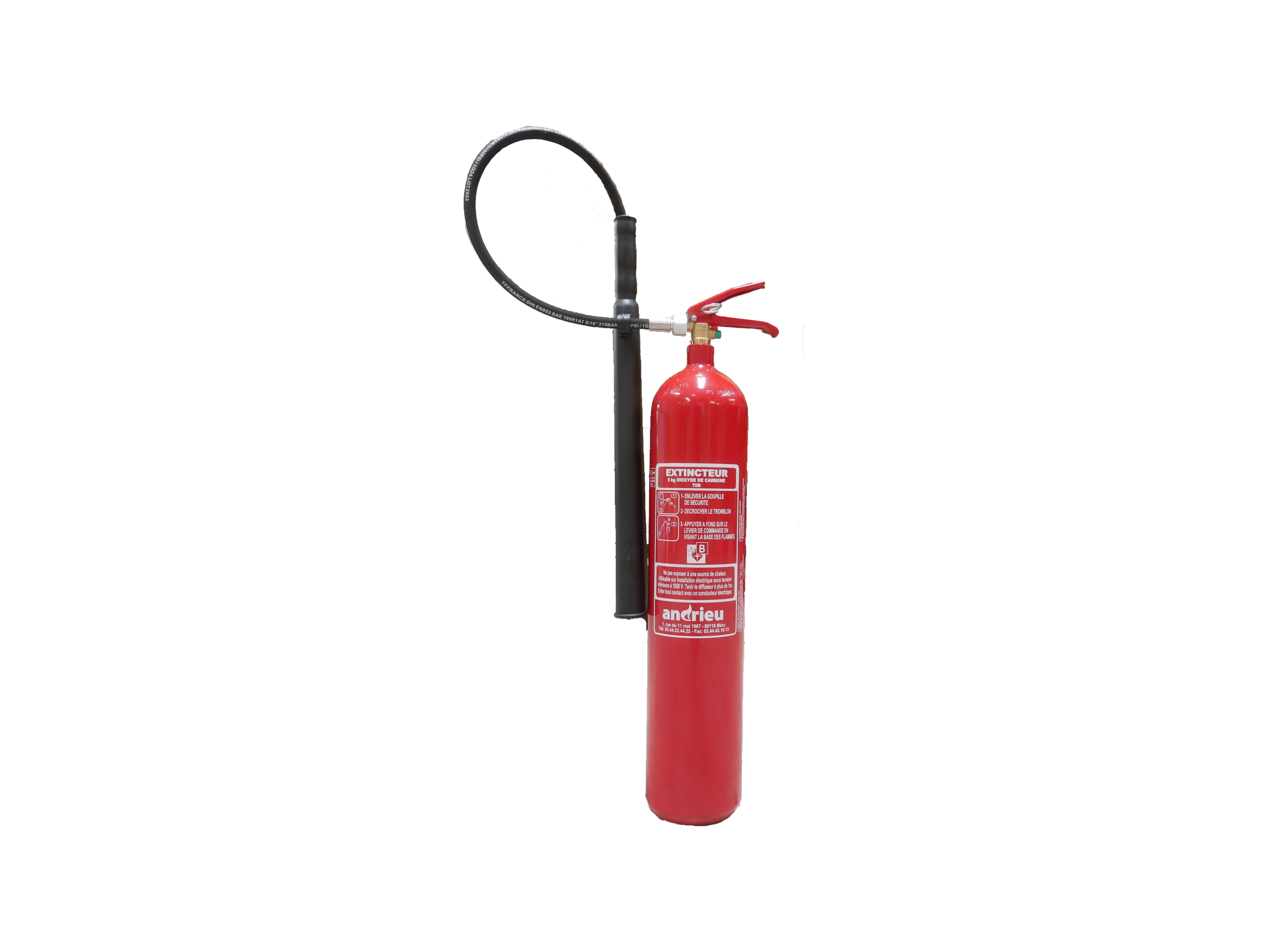 Extincteur 5kg CO² B neuf - ANDRIEU