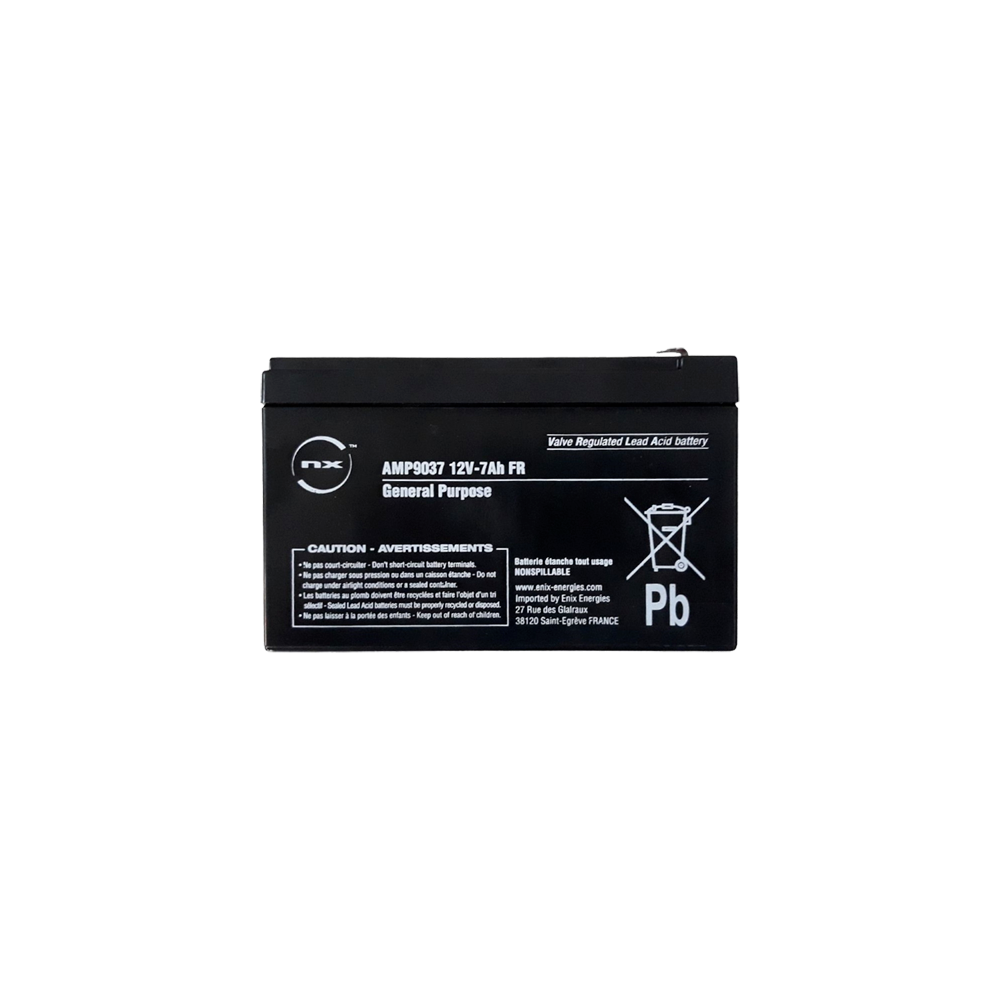 Batterie plomb AGM NX 7-12 Général Purpose FR 12V 7Ah F4.8