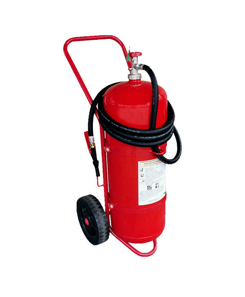 Extincteur chariot 50L eau + additif sans fluor AB en pression permanente - ANAF