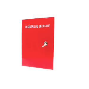Coffret métallique pour registre rouge - 250x350x50mm