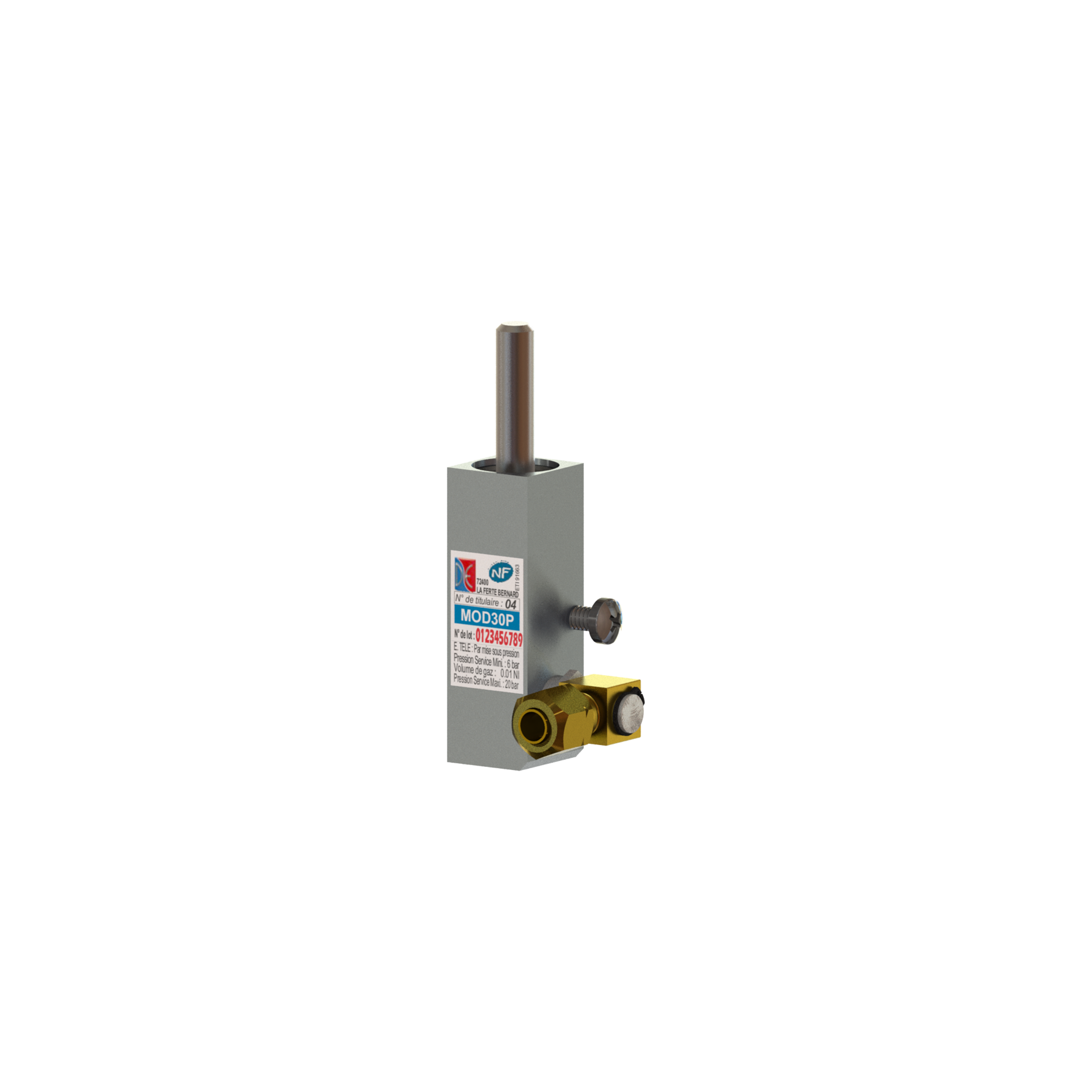 Module pneumatique pour TR30 avec raccord diam. 6 - DUPUY ÉQUIPEMENTS