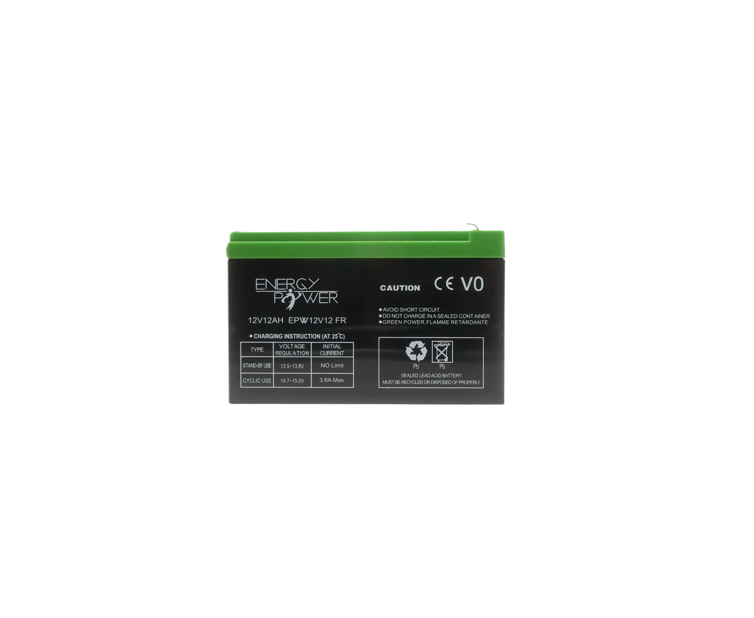 Batterie au plomb étanche 12V - 12 Ah