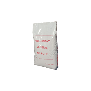 Absorbant végétal ignifugé - Sac de 40L