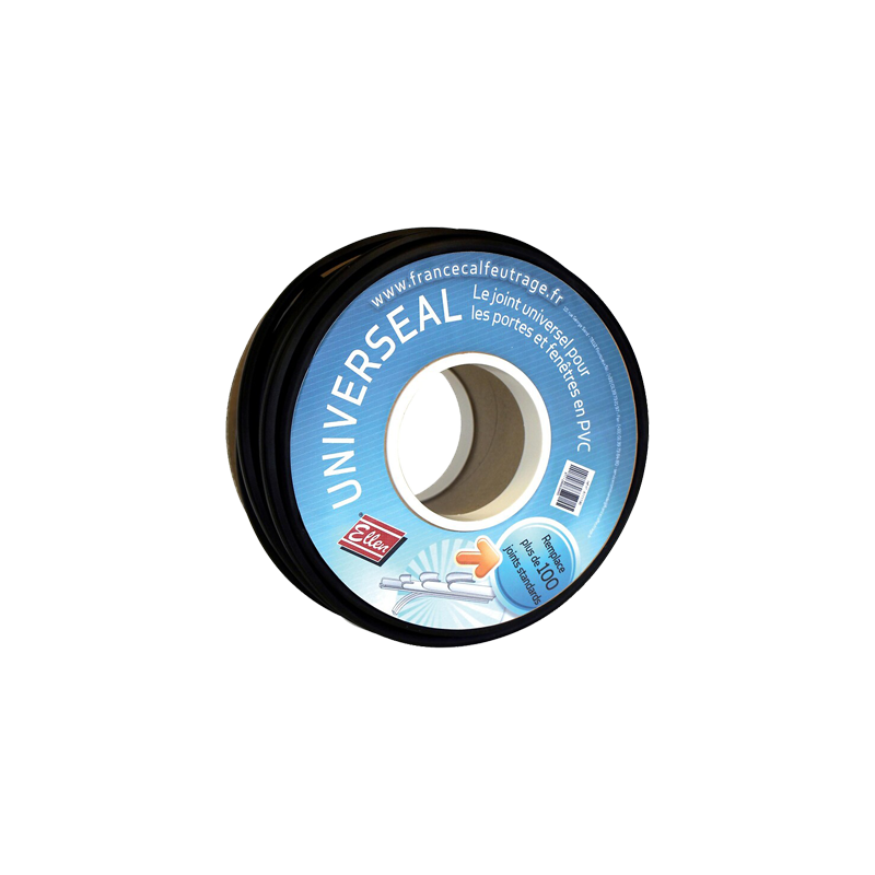 Joint universeal plus pelable pour menuiserie PVC en longueur de 6 m - ELLEN