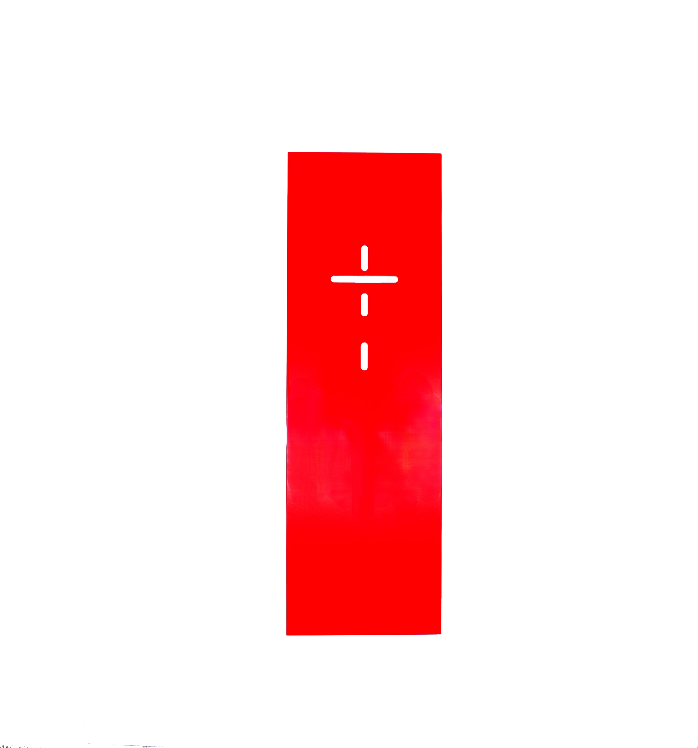 Support magnétique universel d'extincteurs, dimension 160 x 500mm