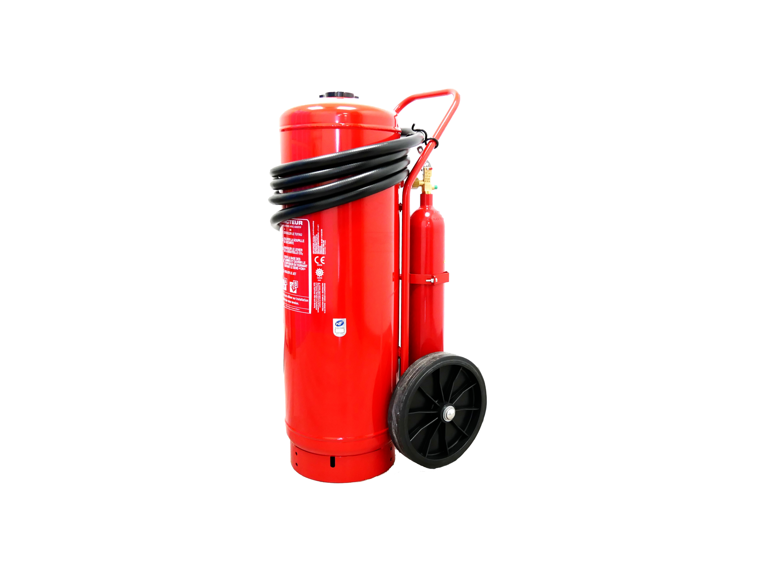Extincteur sur roue 50L AB ROT – Image 2