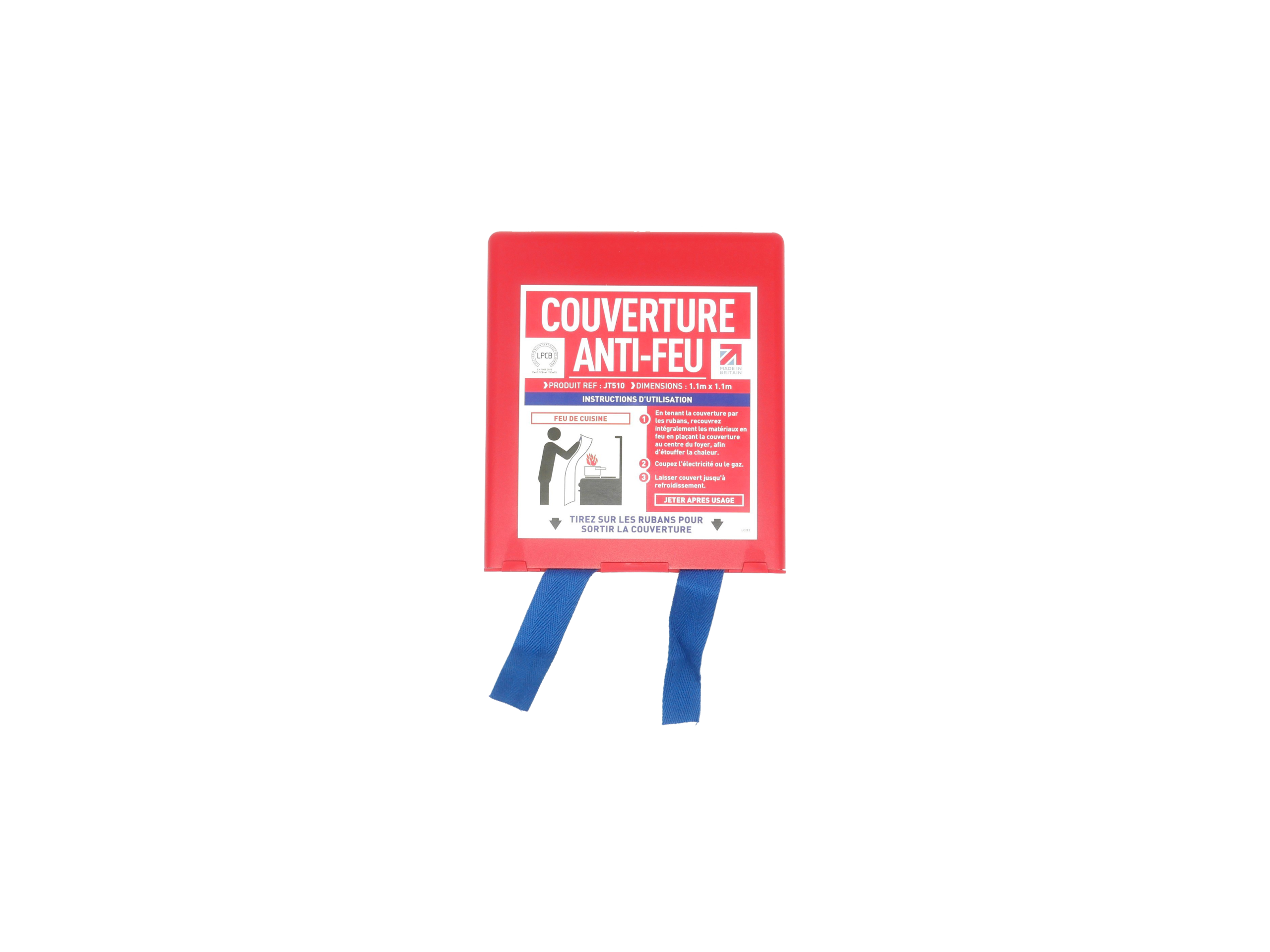 Couverture anti feu 1m x 1m
