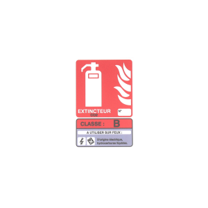 Classe de feu B - Dimensions 100x150mm