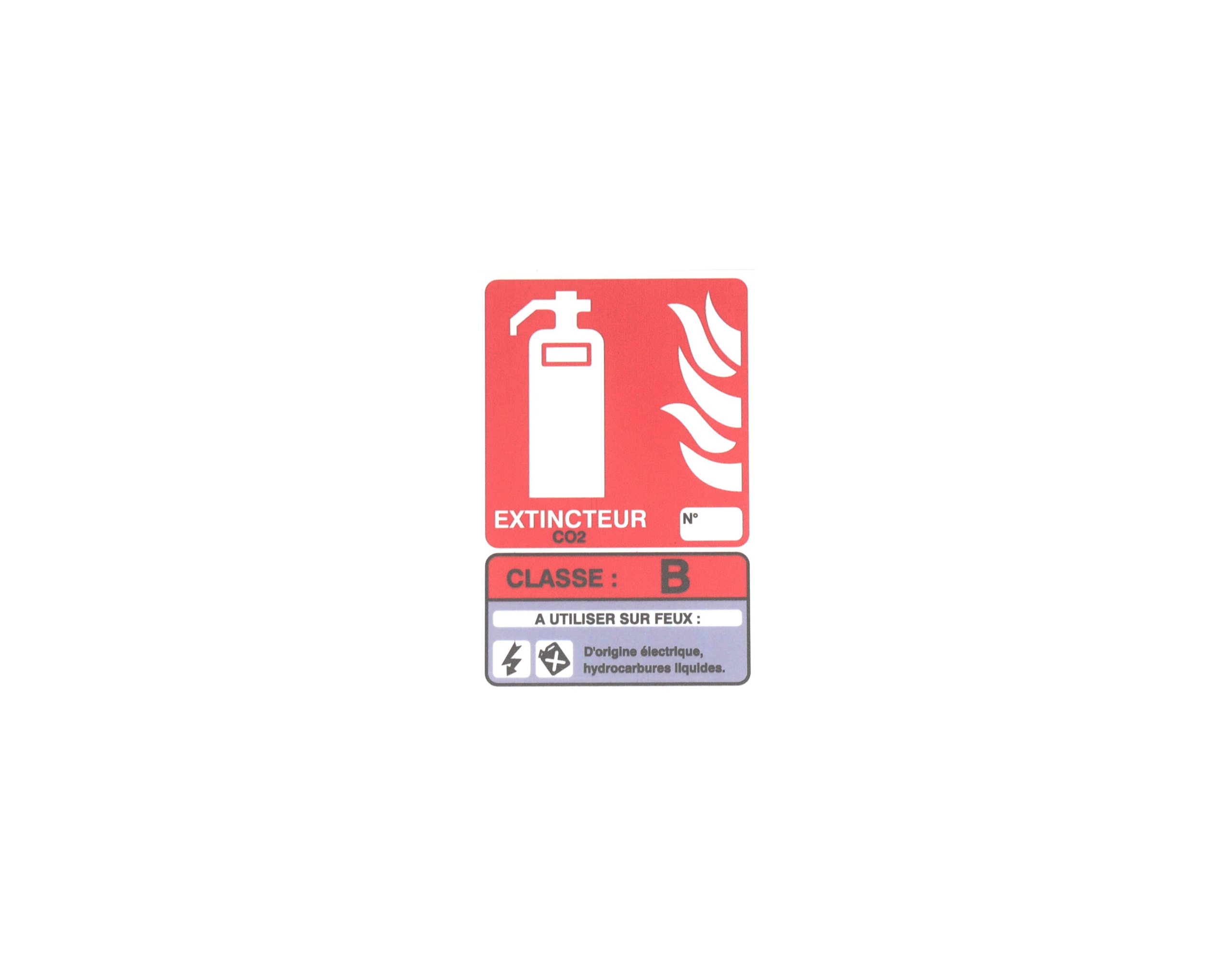 Classe de feu B - Dimensions 100x150mm