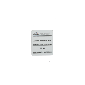 Plaque d’obturation 94×110 mm pour coffret monozone