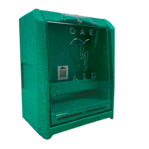 Coffre DAE extérieur chauffé-ventilé avec alarme